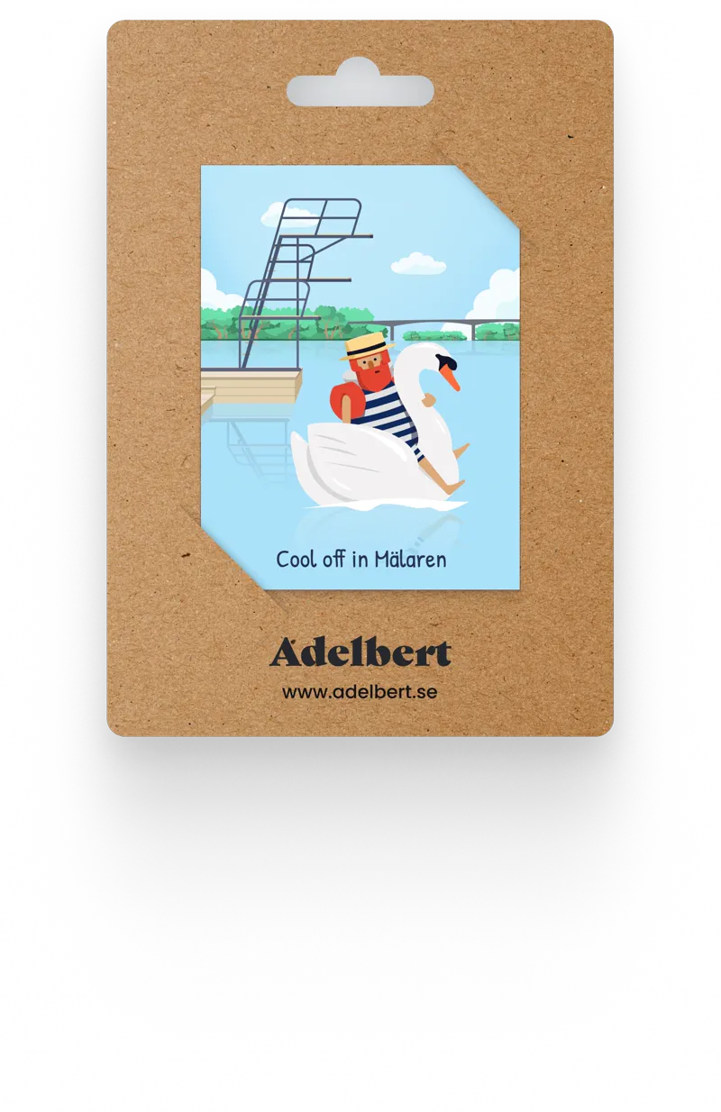 Magnet med Adelbert: Cool off in Mälaren