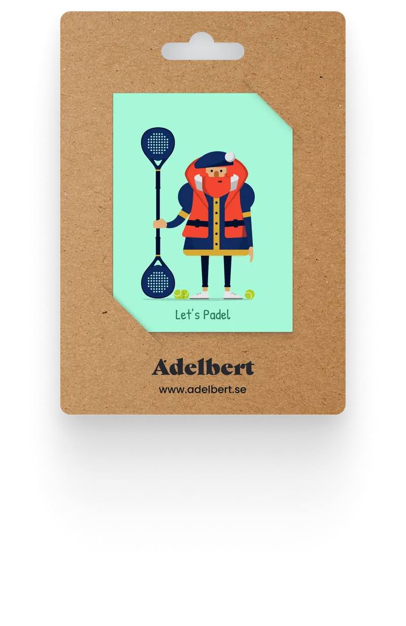 Magnet med Adelbert: Let's Padel