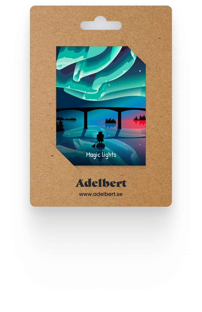 Magnet med Adelbert: Magic lights