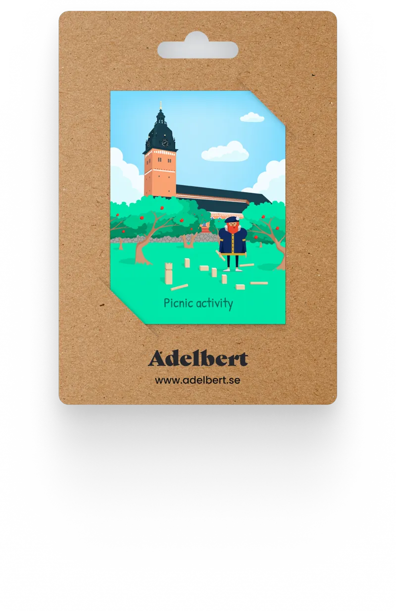 Magnet med Adelbert: Picnic activity
